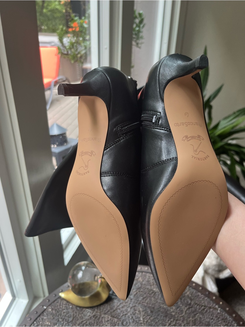 NEW FRANCO SARTO KERRY TALL KITTEN HEEL BLACK BOOTS 6 - Picture 13 of 13